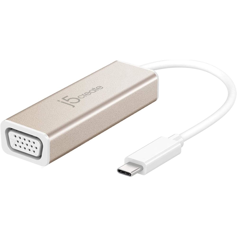 J5create USB Type-C to VGA Adapter Silver - JCA111